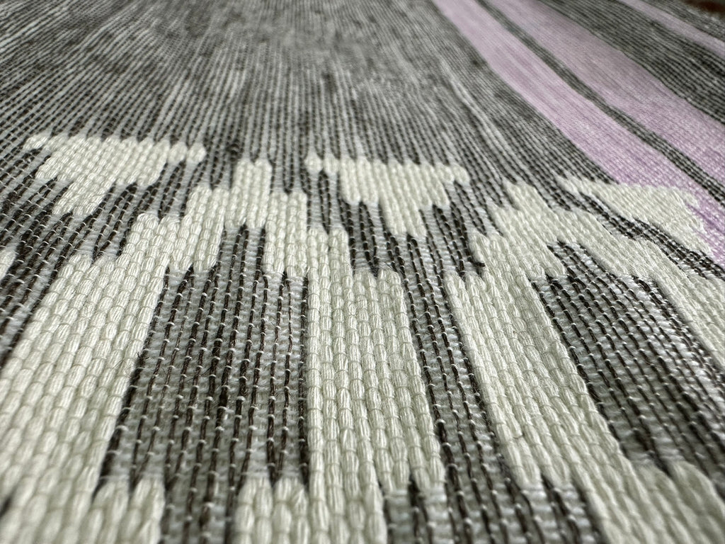 Grey&Blush Pink Cotton Bedspread