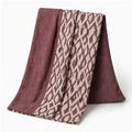 Burgundy Handwoven Cotton BedCover