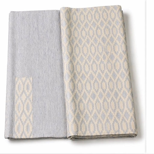 Cool Blue Handwoven Bed Cover