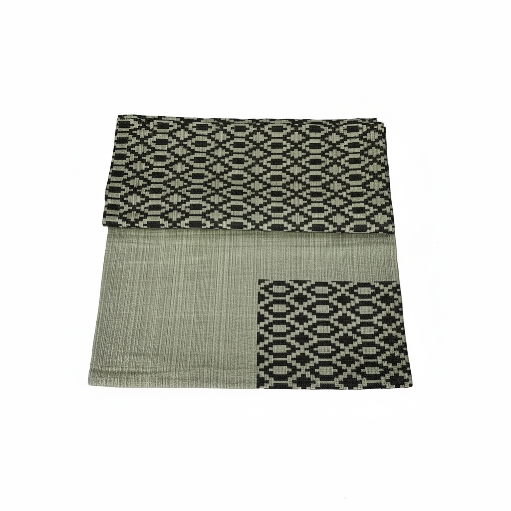 Black&Olive Cotton BedSpread