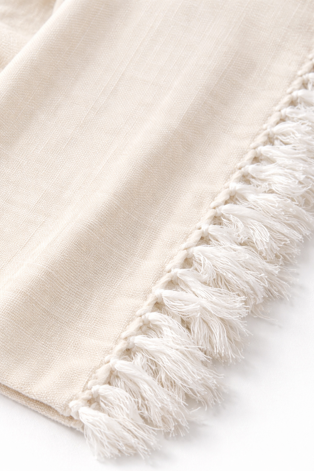 White Handmade Cotton Sofadrop